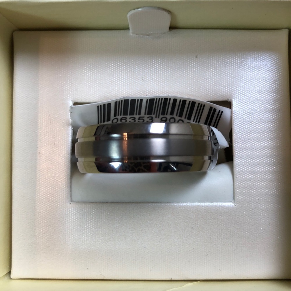 Titanium wedding band